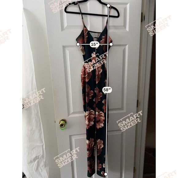 Floral Jump Suit By Glare Size Medium - Picture 3 of 6